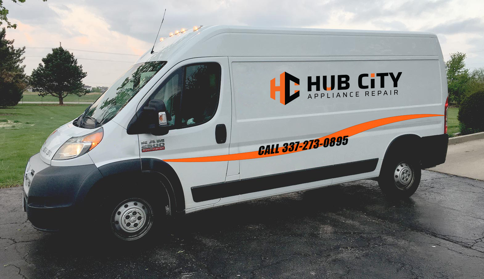 hub city appliance repair van